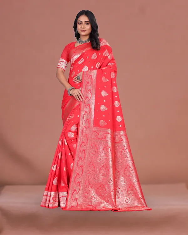 Vibrant_Red_Banarasi_Silk_Saree_with_Silver_Zari_Motifs_and_Rich_Pallu