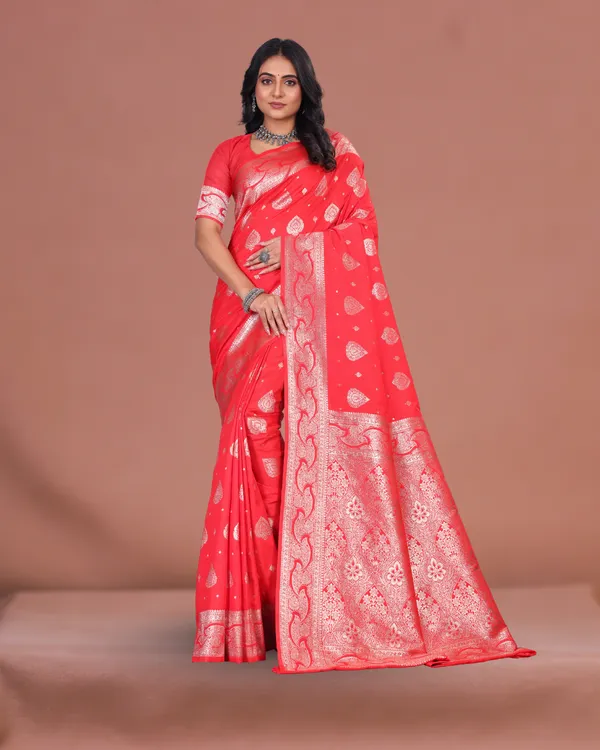 Vibrant_Red_Banarasi_Silk_Saree_with_Silver_Zari_Motifs_and_Rich_Pallu
