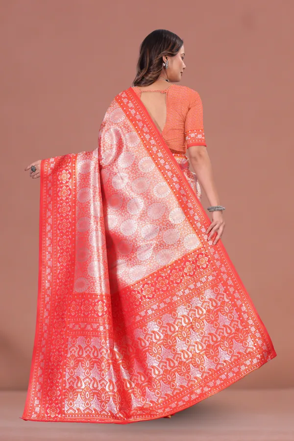 Elegant_Red_and_Silver_Banarasi_Silk_Saree_with_Traditional_Zari_Work
