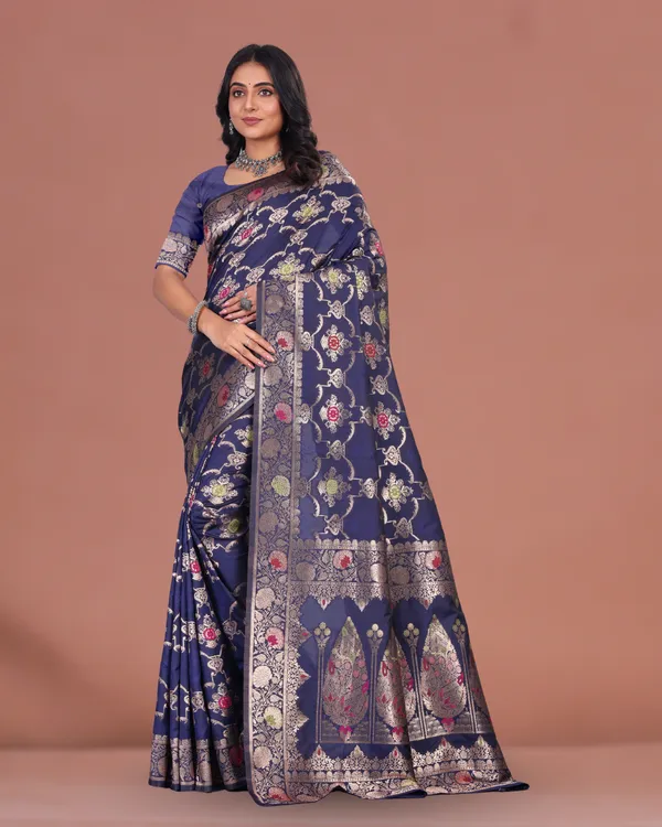 Banarasi_Silk_Saree_in_Royal_Blue_with_Rich_Zari_Weaving_&_Floral_Design