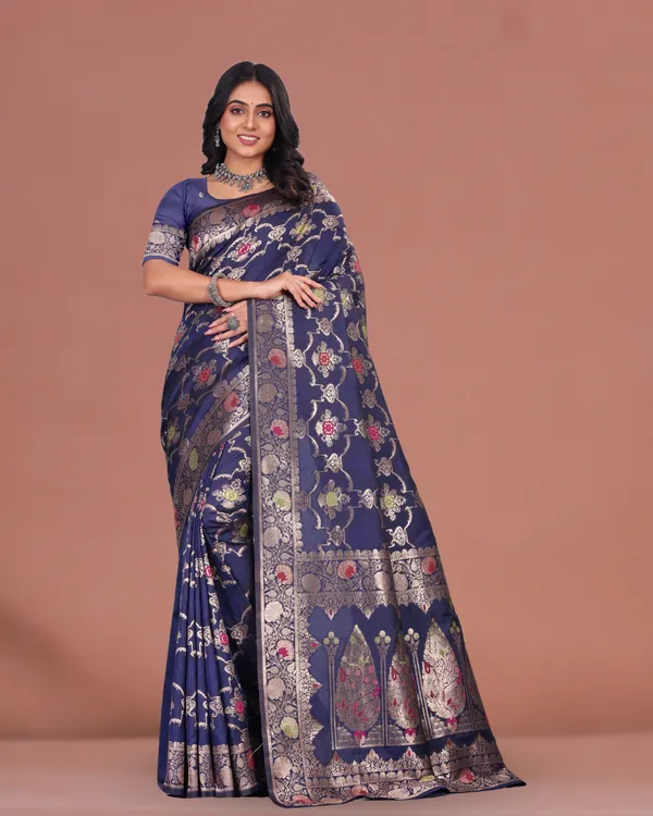 Banarasi_Silk_Saree_in_Royal_Blue_with_Rich_Zari_Weaving_&_Floral_Design