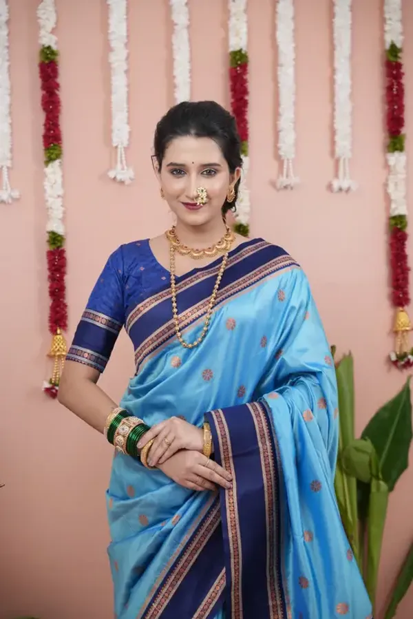 Woven_Narayanpet_Cotton_Silk_Saree_(SKY__Blue)