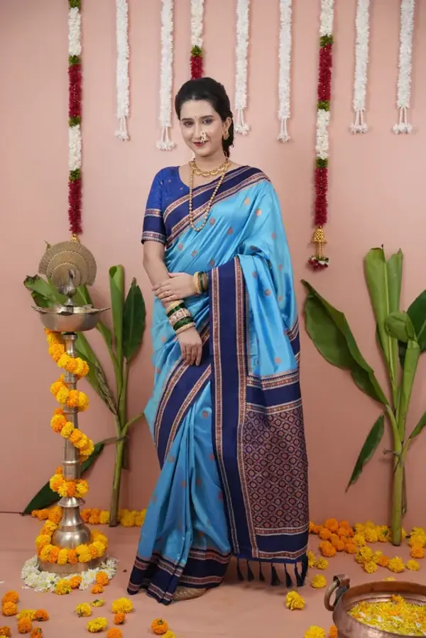Woven_Narayanpet_Cotton_Silk_Saree_(SKY__Blue)