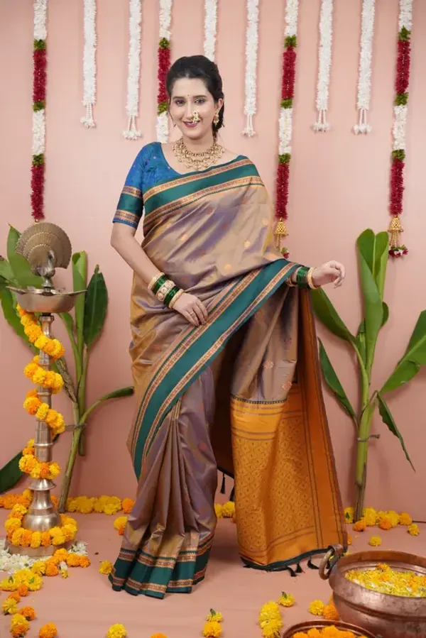 Woven_Narayanpet_Cotton_Silk_Saree_(Beige)