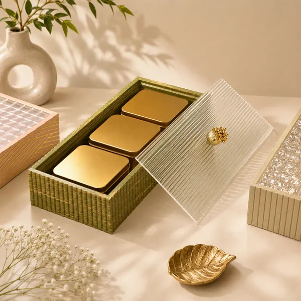 Green_Decorative_Storage_Box_with_Clear_Lid