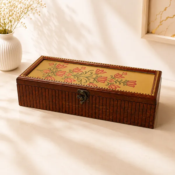 Elegant_Floral_Design_|_Multipurpose_Storage_Box