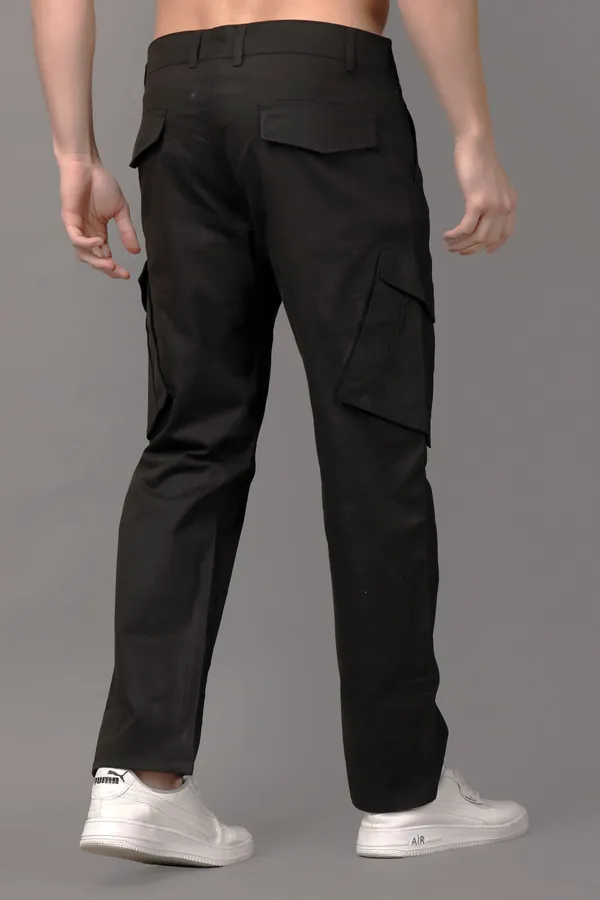 Black_Regular_Mid_Rise_Cargo_Pants_For_Men