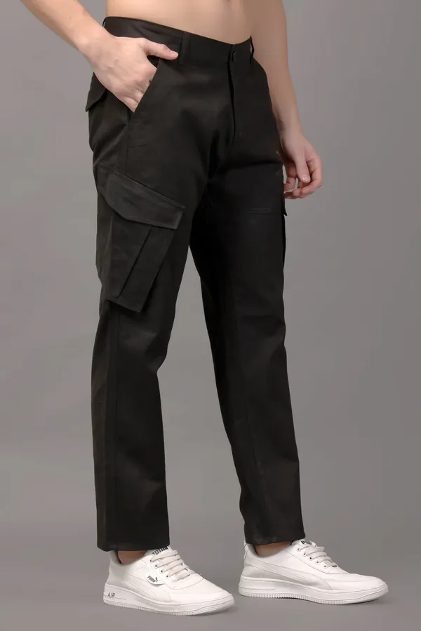 Black_Regular_Mid_Rise_Cargo_Pants_For_Men