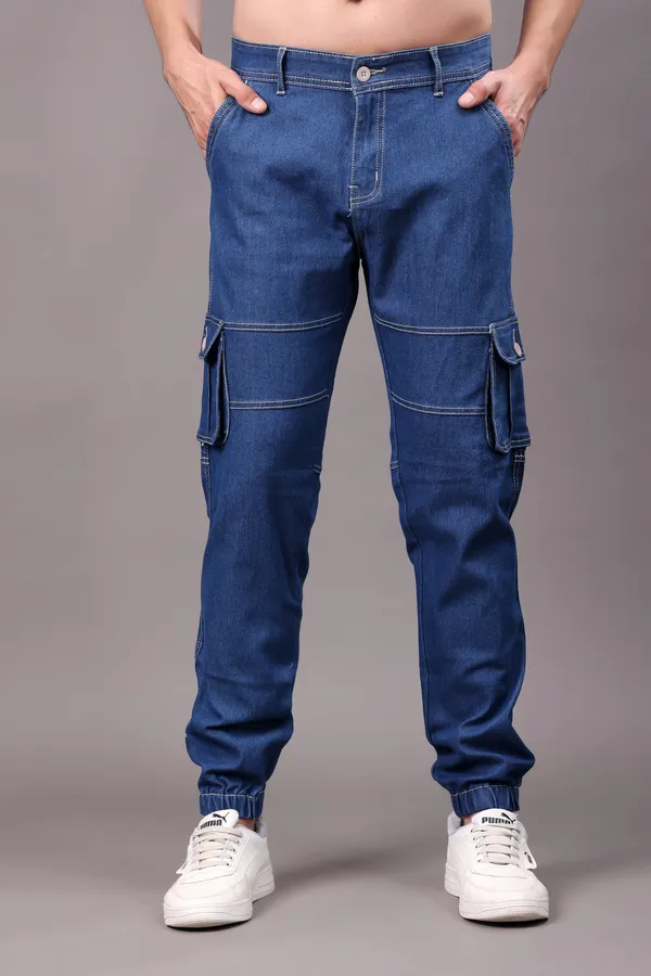Blue_Regular_Fit_Mid_Rise_Cargo_Pants_For_Men
