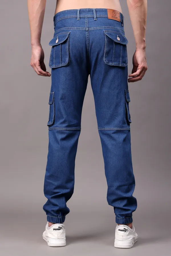 Blue_Regular_Fit_Mid_Rise_Cargo_Pants_For_Men
