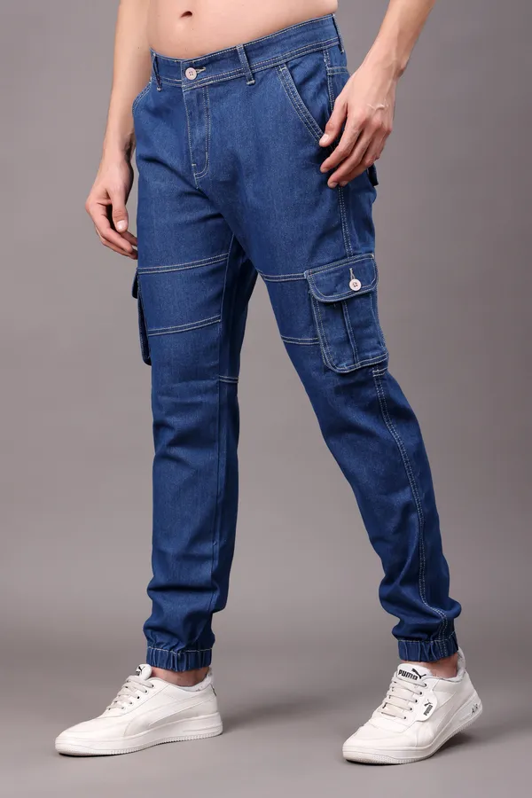 Blue_Regular_Fit_Mid_Rise_Cargo_Pants_For_Men