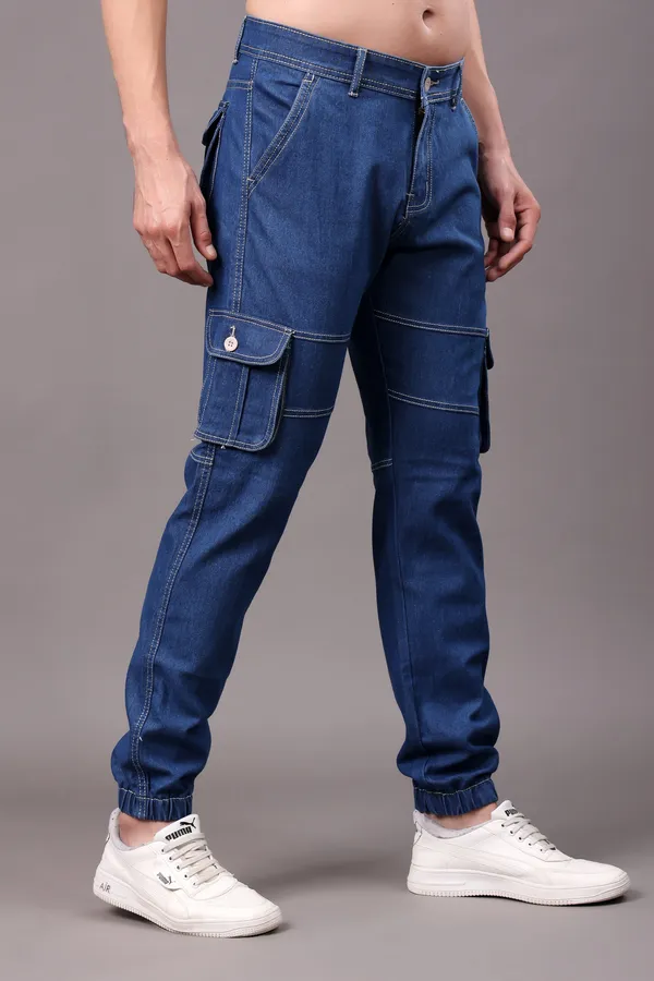 Blue_Regular_Fit_Mid_Rise_Cargo_Pants_For_Men