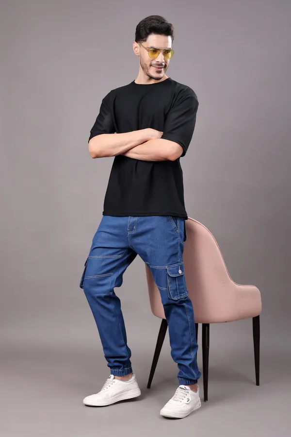Blue_Regular_Fit_Mid_Rise_Cargo_Pants_For_Men