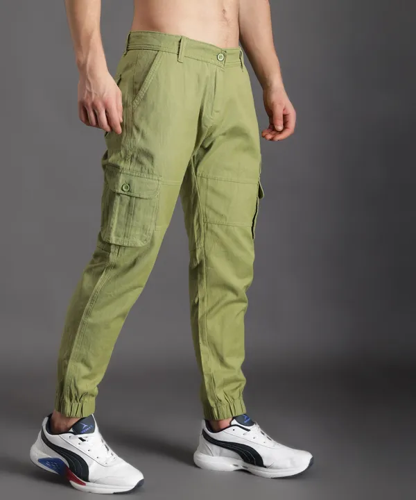 Green_Regular_Mid_Rise_Cargo_Pants_For_Men