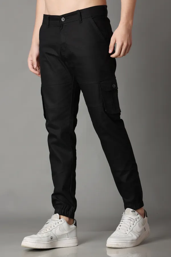 Black_Regular_Mid_Rise_Cargo_Pants_For_Men