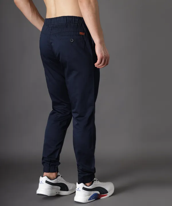 Blue_Slim_Mid_Rise_Cotton_Jogger_Pants_For_Men