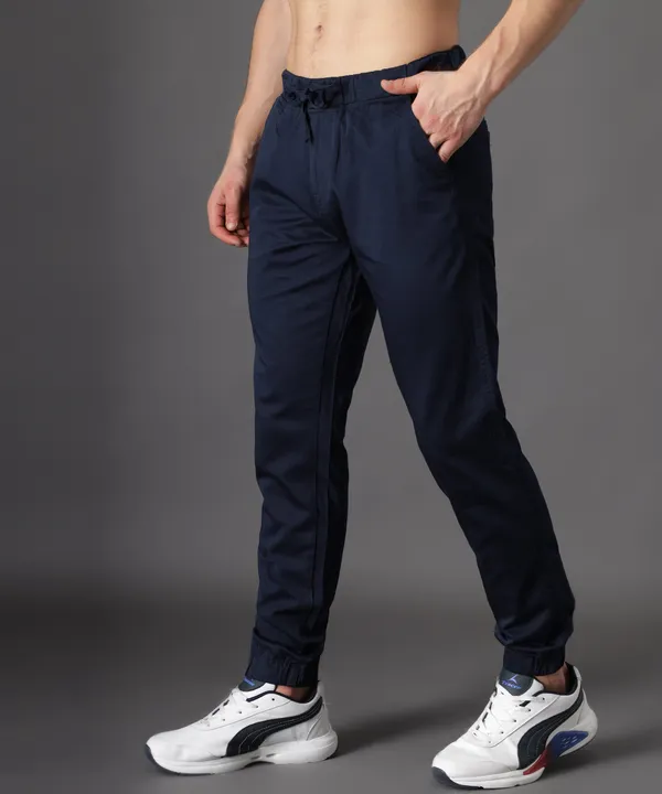 Blue_Slim_Mid_Rise_Cotton_Jogger_Pants_For_Men