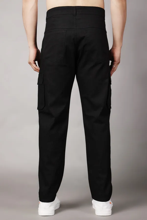 Black_Regular_Mid_Rise_Cargo_Pants_For_Men