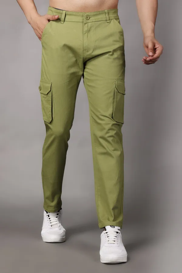 Green_Regular_Fit_Mid_Rise_Cargo_Pants_For_Men