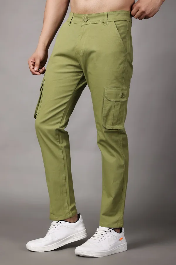Green_Regular_Fit_Mid_Rise_Cargo_Pants_For_Men