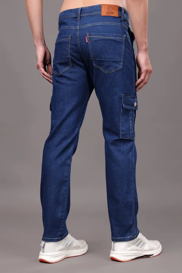 Blue_Regular_Fit_Mid_Rise_Cargo_Pants_For_Men