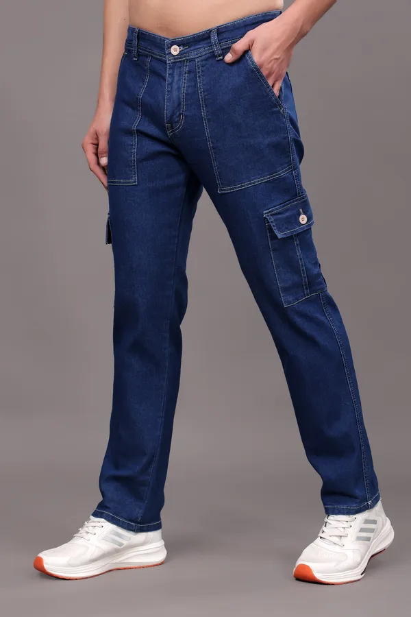Blue_Regular_Fit_Mid_Rise_Cargo_Pants_For_Men