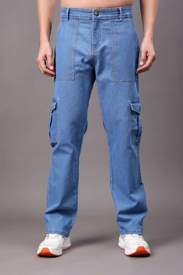 Blue_Regular_Fit_Mid_Rise_Cargo_Pants_For_Men