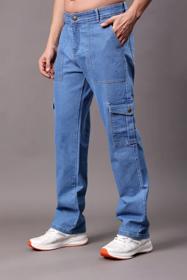 Blue_Regular_Fit_Mid_Rise_Cargo_Pants_For_Men