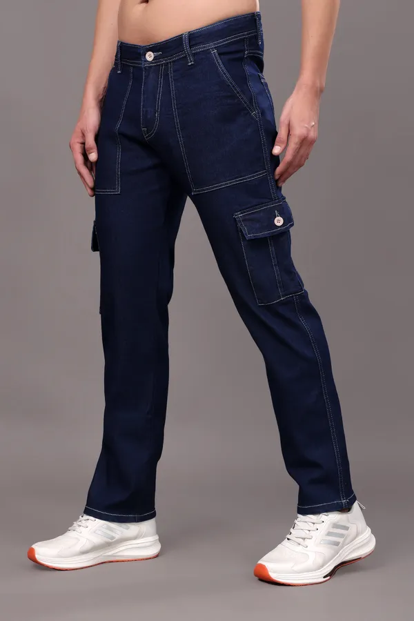 Dark_Blue_Regular_Fit_Mid_Rise_Cargo_Pants_For_Men