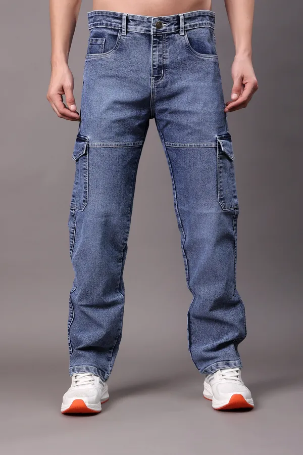Blue_Regular_Fit_Mid_Rise_Cargo_Pants_For_Men