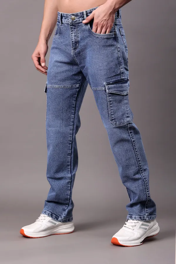 Blue_Regular_Fit_Mid_Rise_Cargo_Pants_For_Men
