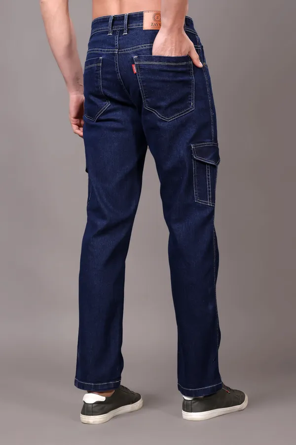 Dark_Blue_Regular_Fit_Mid_Rise_Cargo_Pants_For_Men
