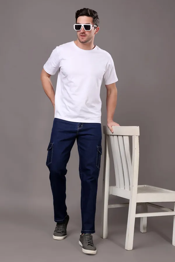Dark_Blue_Regular_Fit_Mid_Rise_Cargo_Pants_For_Men