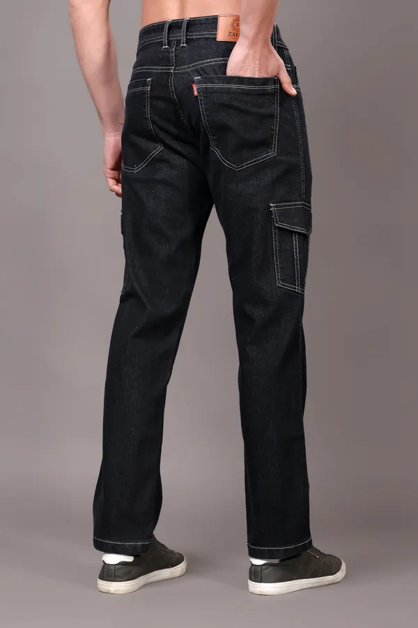 Dark_Grey_Regular_Fit_Mid_Rise_Cargo_Pants_For_Men