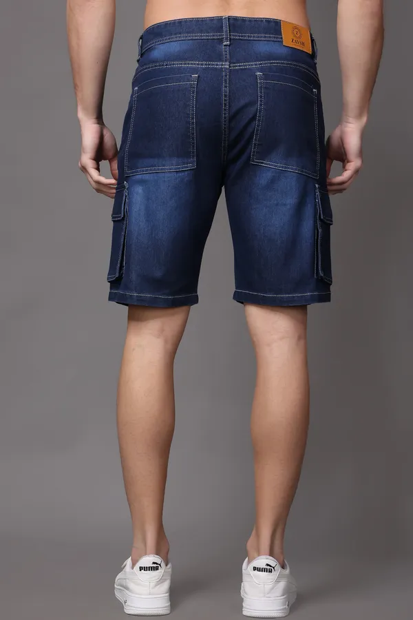 Dark_Blue_Slim_Mid_Rise_Shorts_For_Men