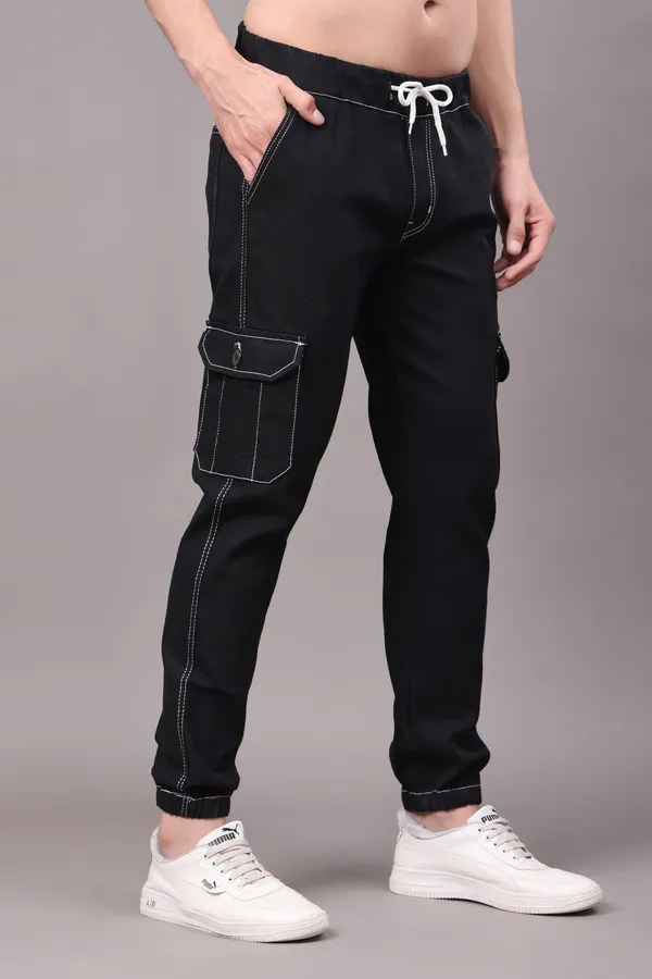 Black_Regular_Fit_Mid_Rise_Cargo_Pants_For_Men