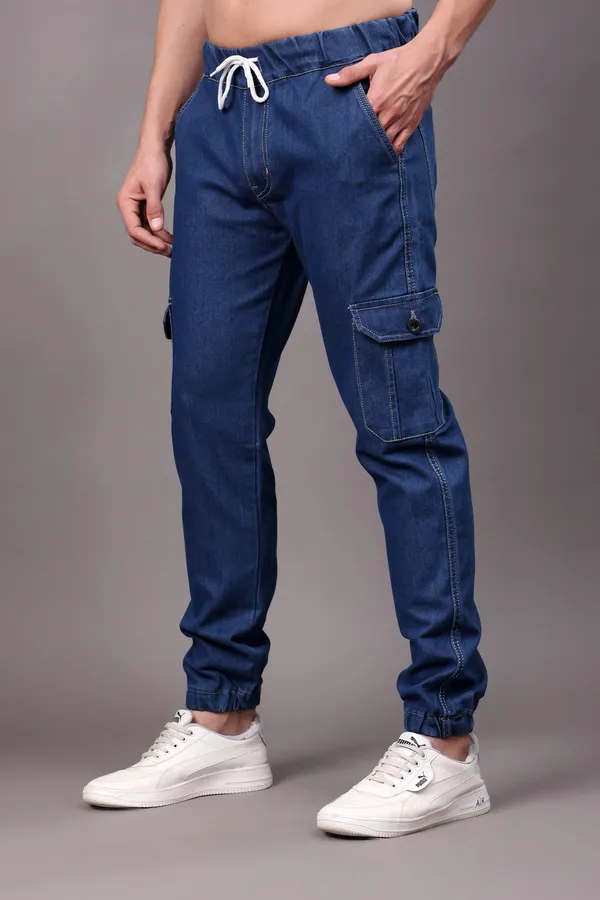 Dark_Blue_Regular_Fit_Mid_Rise_Cargo_Pants_For_Men