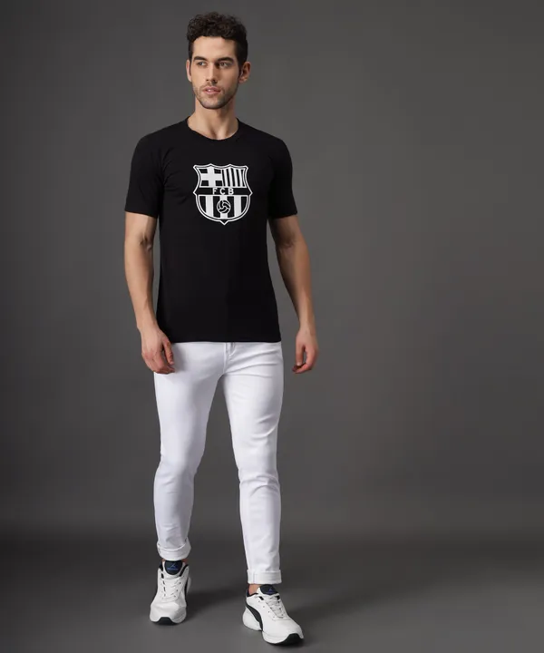White_Slim_Mid_Rise_Jeans_Pants_For_Men