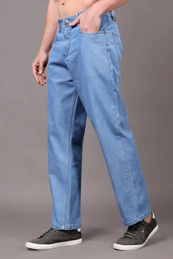 Light_Blue_Baggy_Fit_Mid_Rise_Jeans_Pants_For_Men