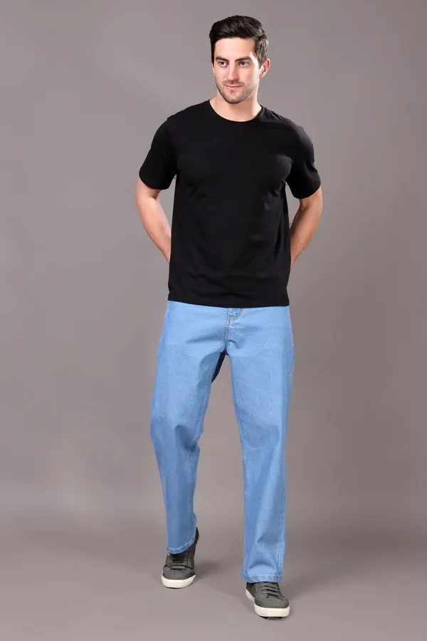 Light_Blue_Baggy_Fit_Mid_Rise_Jeans_Pants_For_Men