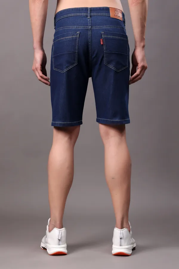Dark_Blue_Slim_Mid_Rise_Shorts_For_Men
