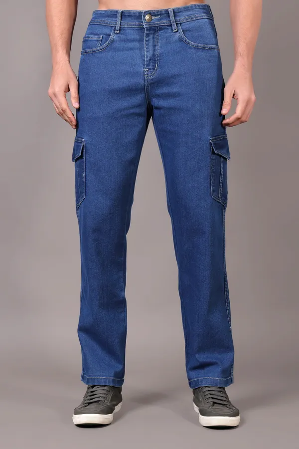 Blue_Regular_Fit_Mid_Rise_Cargo_Pants_For_Men