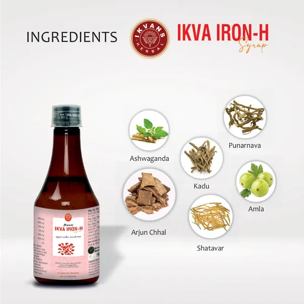 White_Ayurvedic_Medicine_Ikva_Iron_H_(Pack_Of_3)