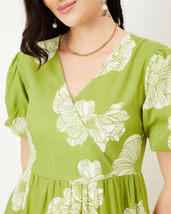 Meadow_Breeze_Green_&_White_Floral_Tiered_Midi_Dress_For_Women