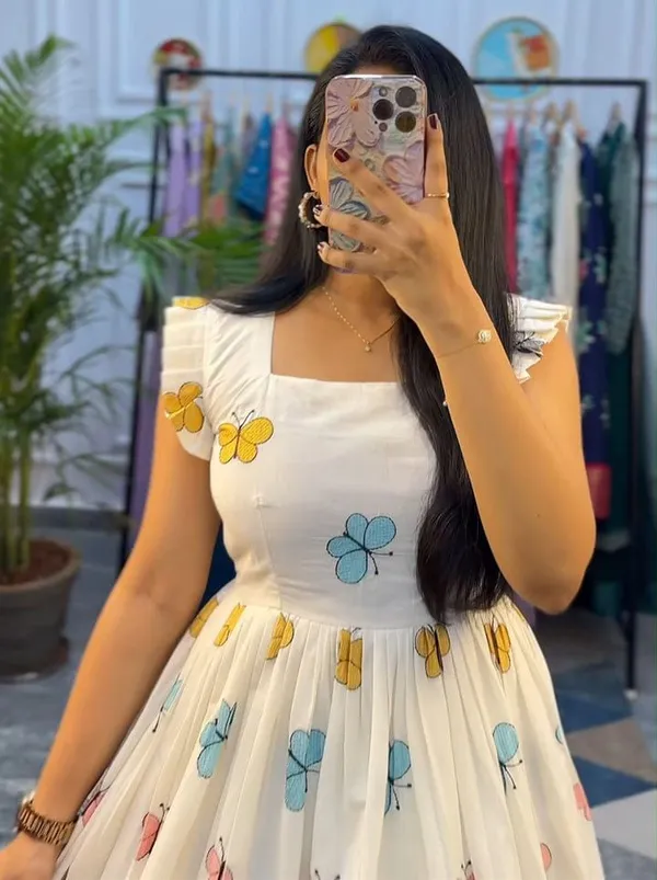 Whimsical_Garden_White_Fit_&_Flare_Dress_With_Multicolor_Floral_Motifs_For_Women