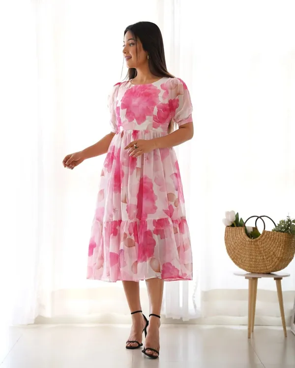 Rose_White_And_Pink_Bloom_Tiered_Dress__Soft,_Sweet_&_Statement-Making_For_Women