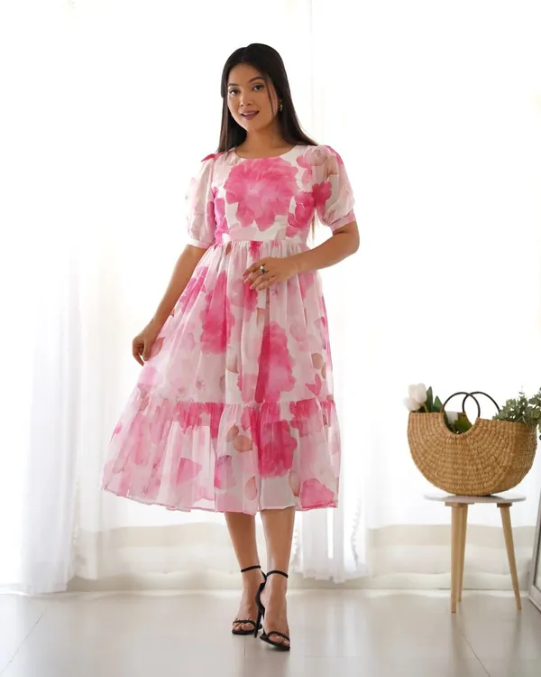 Rose_White_And_Pink_Bloom_Tiered_Dress__Soft,_Sweet_&_Statement-Making_For_Women