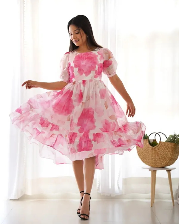 Rose_White_And_Pink_Bloom_Tiered_Dress__Soft,_Sweet_&_Statement-Making_For_Women