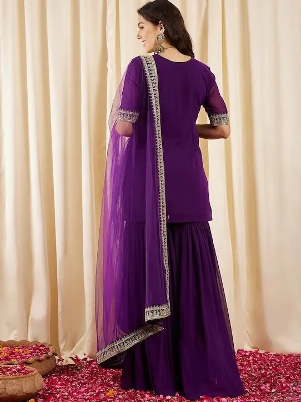 Royal_Purple_Embroidered_Sharara_Set__Festive_Glamour_Redefined_For_Women