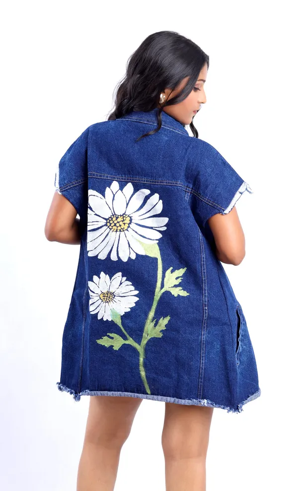 Blue_Casual_Denim_Jacket_for_Women_with_Floral_Detail_For_Women
